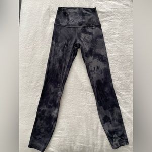Lululemon Align 25” Leggings Diamond Dye Size 2 LIKE NEW